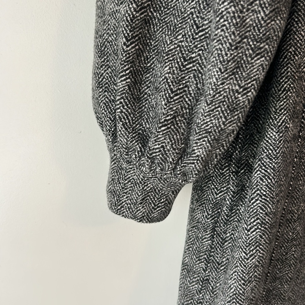 LOFT Charcoal Long Sleeve Dress - Picture 3 of 5